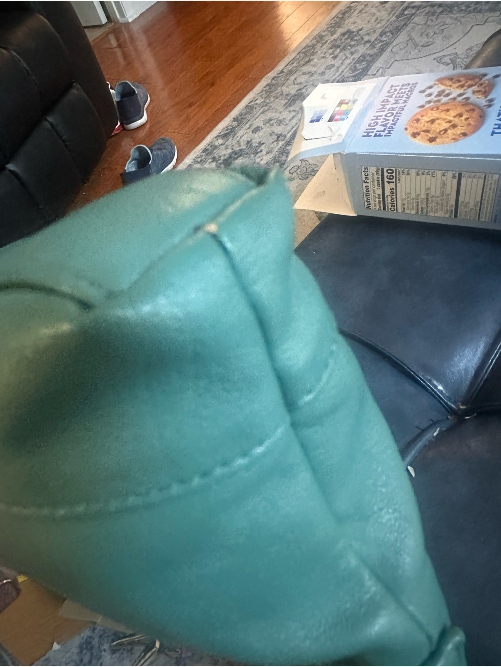 Stone Mountain Leather Crossbody Bag in Teal - Women - Picture 7 of 7